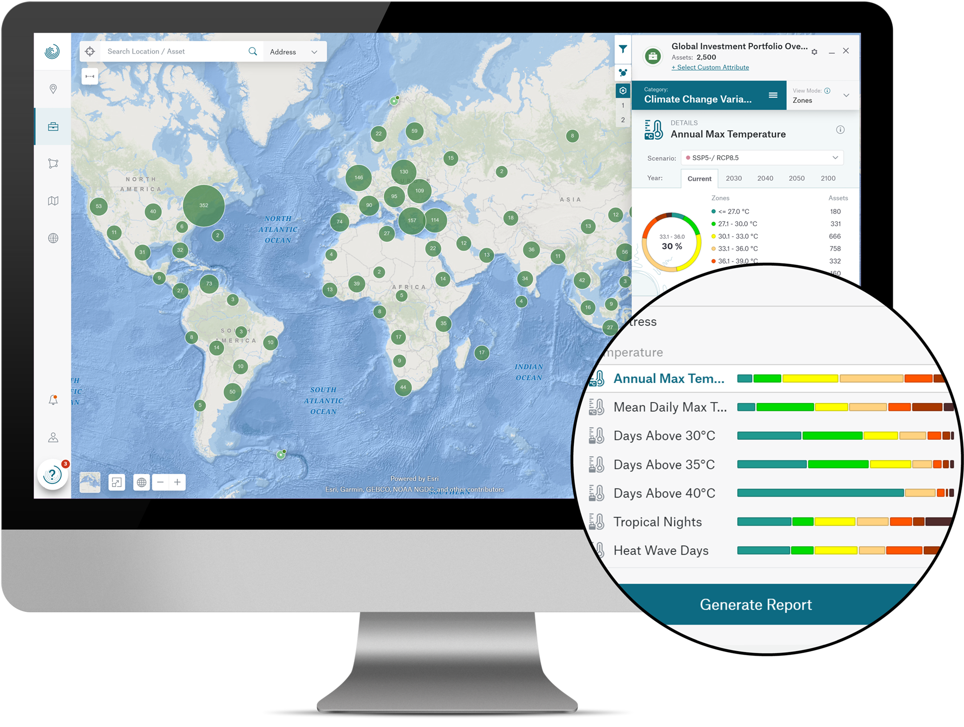 Climate Change Expert Module – 35 Climate Change Variables or 35 ways to assess risks in more detail